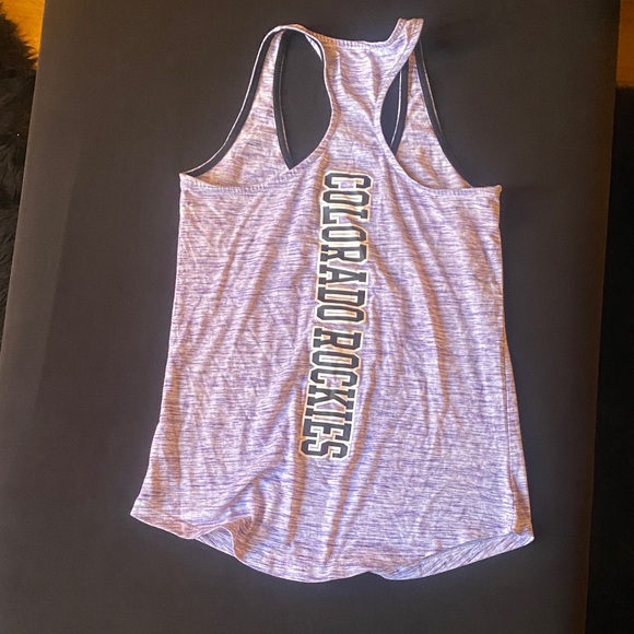 Gray Racerback Tank Top - Picture 2 of 2